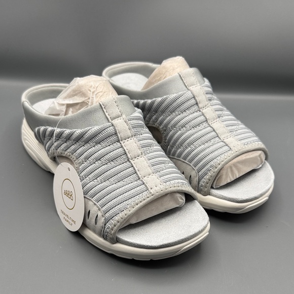 Easy Spirit Womens Traciee 2 Open Toe Comfort Slide Sandals - Picture 1 of 4